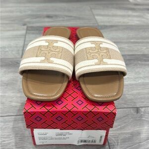 Tory Burch, size 9, camello/ash white 250